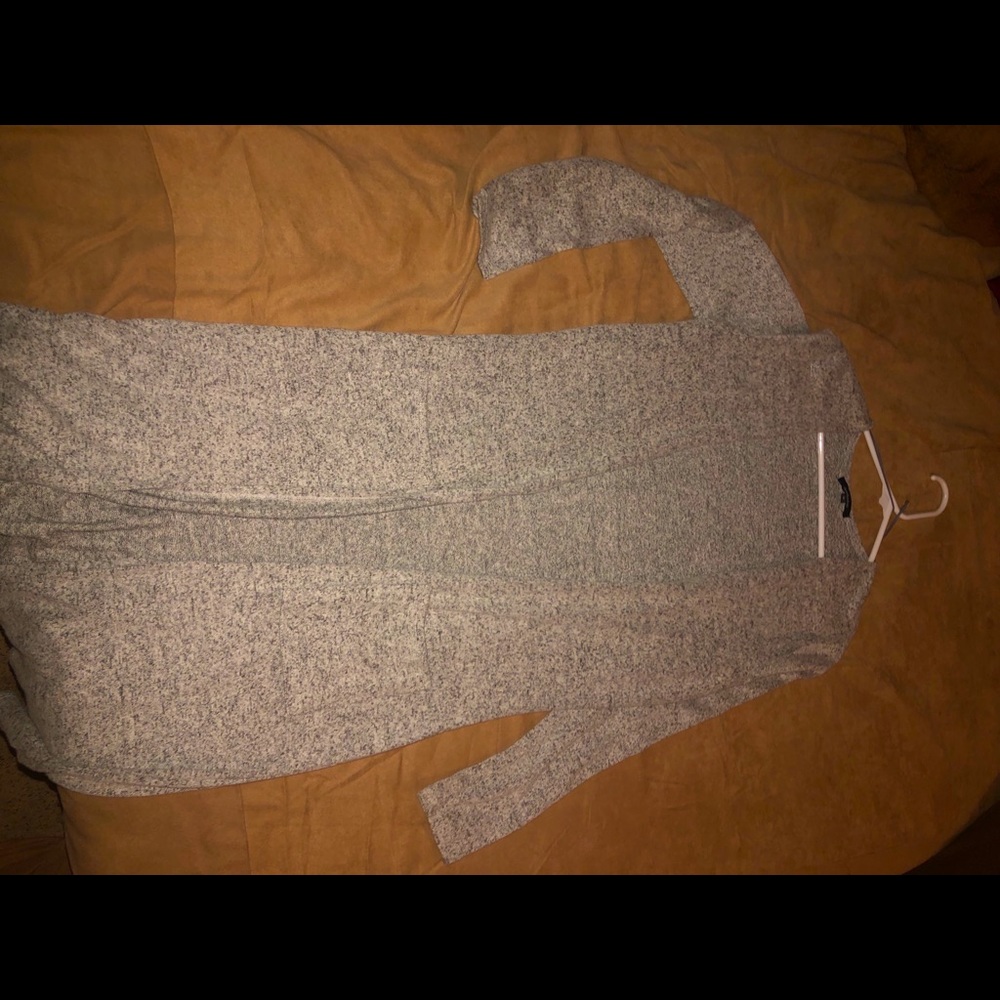 Long Gray Sweater